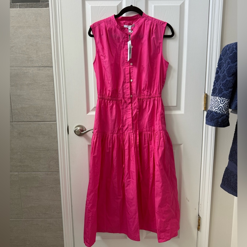 NWT DEREK LAM 10 CROSBY Margaret Sleeveless Midi Dress size 6 - Picture 4 of 6